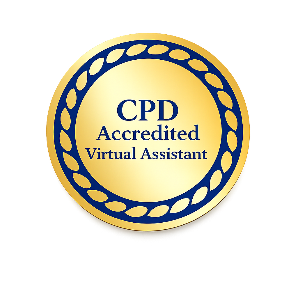 cpd accredited virtual assistant emblem